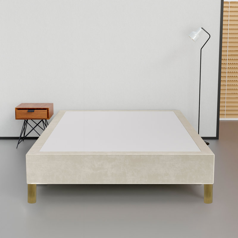 Wetherbee Solid Wood Platform Bed, 15" H x 44" W x 75" L, Taupe