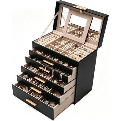 Faux Leather Jewellery Box