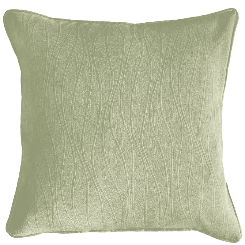 Geometric Square Cushion Cover, Green