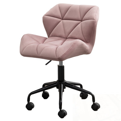 Chaise de bureau pivotante ajustable en forme de losange