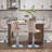 360°Swivel Bar Stools with Sliver Base-245266672