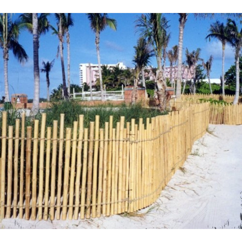 Clôture en bambou l 5 pi, H 36 po x l 60 po x P 1 po