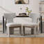 Chaise d'appoint rembourrée à oreilles 22,03 po (ensemble de 2)-172213793