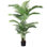 Palmier artificiel Adcock en pot noir, plante de palmier Areca vert résistant aux rayons UV pour la décoration intérieure et extérieure