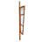 Polaris Steel LED Flush Mounted Sconce