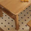Ensemble de table à manger moderne et simple en bois massif.-107506911
