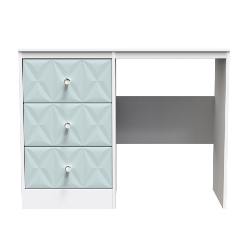 Taiylor 3 Drawer Desk/ dressing Table, Duck/White