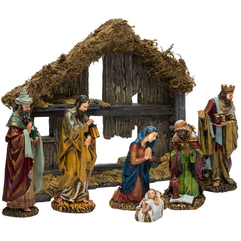 Crèche de Noël 7 pièces