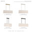 Ashauna 4-Light Dimmable Rectangular Chandelier-460008132