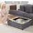 Oversized Down-Filled Modular Sofa With Ottomans-427721364-418034110