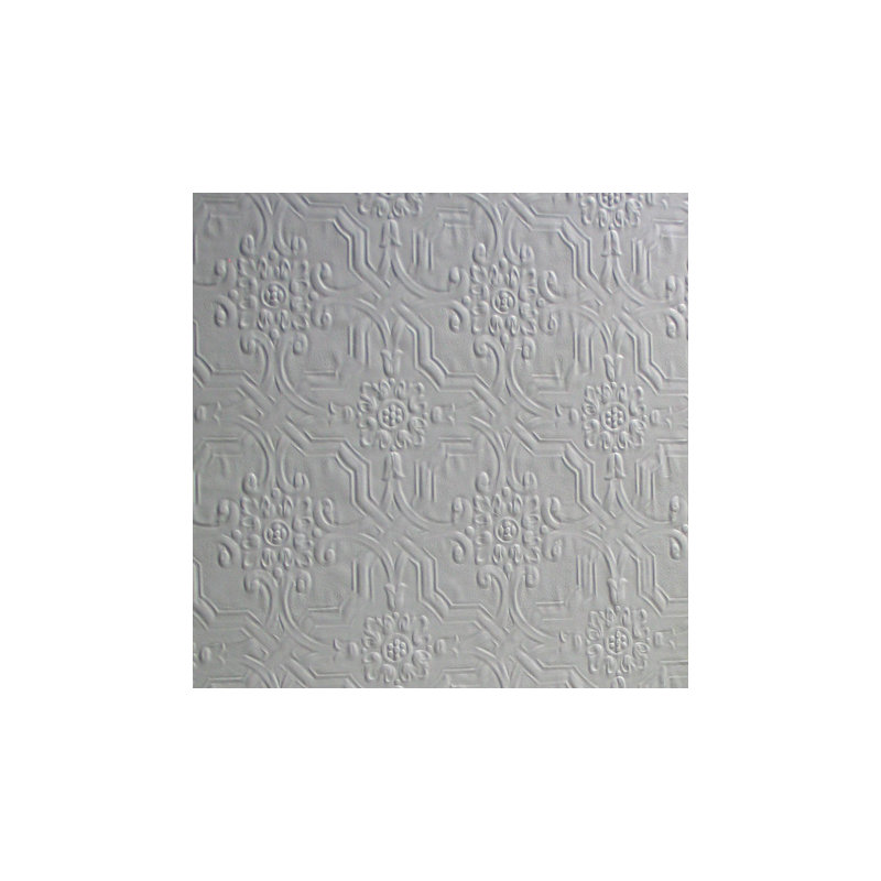 10m L x 52cm W Damask 3D Embossed Roll Wallpaper