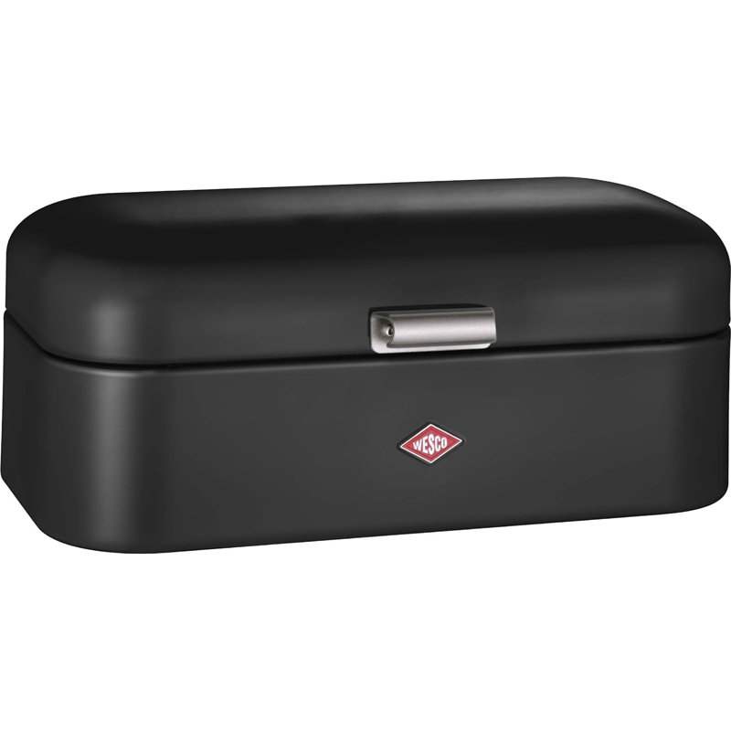 Grandy Bread Bin, Black Matt