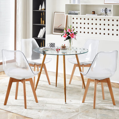 Jessely Four Leg Base Dining Set