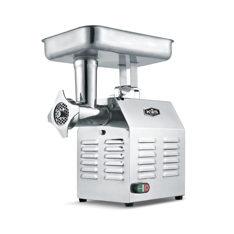 Hachoir à viande électrique commercial en acier inoxydable KW 1200W 1,5HP pour restaurant / charcuterie / maison