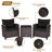 Chunn 2 - Person Patio Conversation Sets with Cushions-182517363-159097450