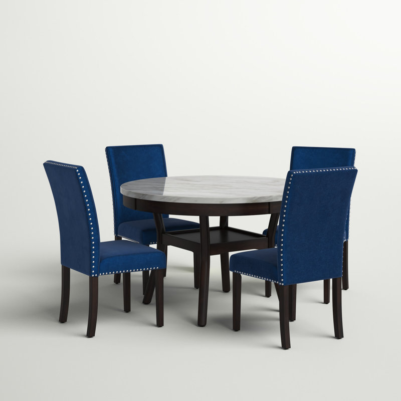 Ensemble repas pour 4 personnes Ebeling, Bleu