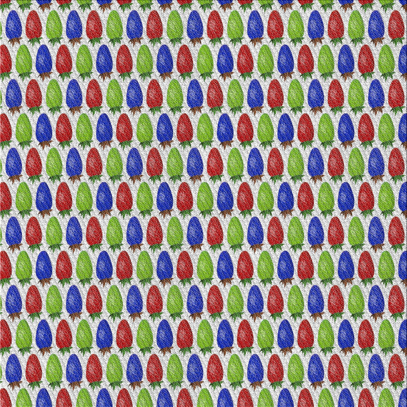 Tapis vert/bleu marine à motifs, Carré 4 pi