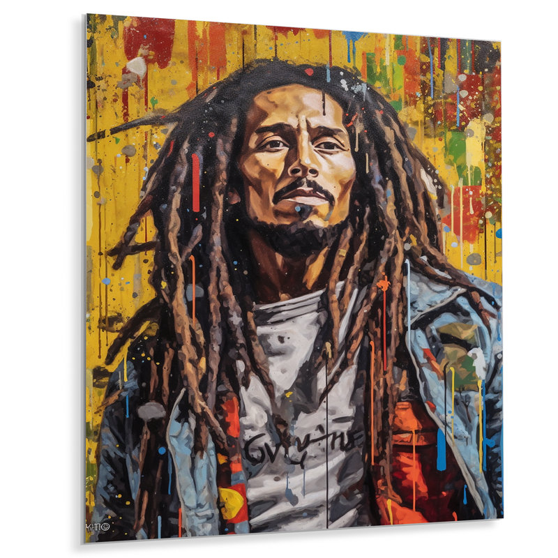 Bob Marley Poprt, H 40 po x l 30 po x P 1 po