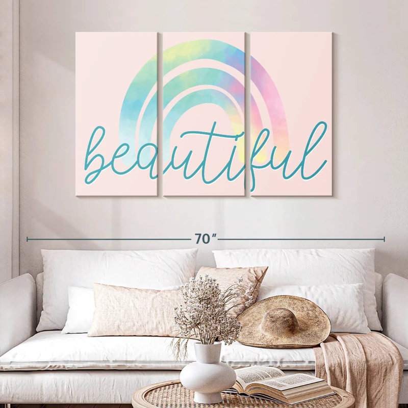 Ashelle Beautiful Rainbow, 28" H x 45" W