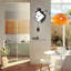Grande horloge murale avec pendule, montre classique moderne décorative de 25 pouces pour la maison et le bureau