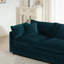 Canapé modulaire respirant à assise profonde en chenille 3 places avec 1 repose-pieds et coussins-2143341520