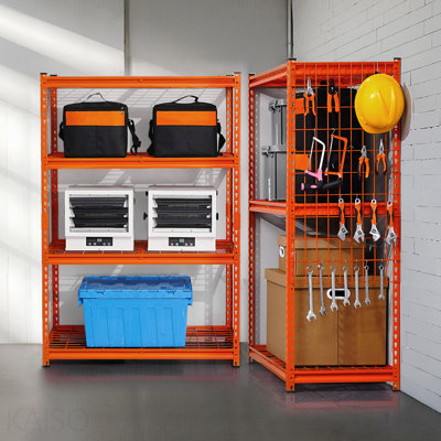 Étagères de rangement Étagères de garage robustes réglables à 4 niveaux 2400 lb