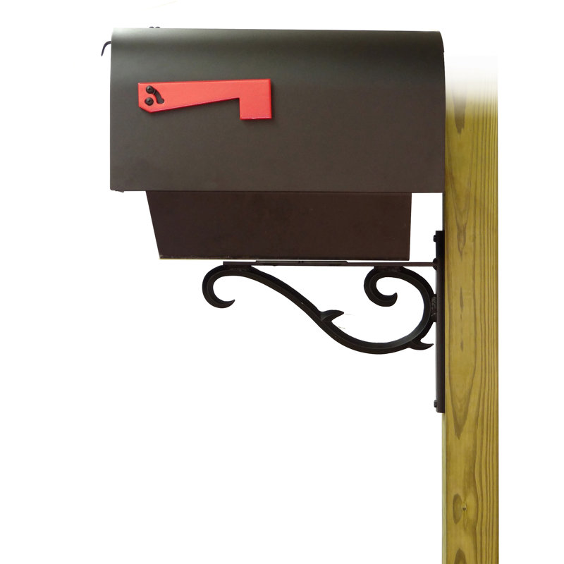 Titan Aluminum Post Mounted Mailbox
