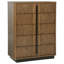 Ensemble de chambre à coucher avec lit très grand 5 pièces Guyden brun cendré Guyden-107484153