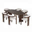 Dining Table & Chairs Set-1450570842-1450570840