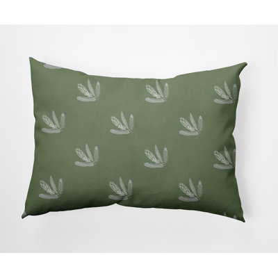 Floral Reversible Throw Pillow