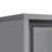 60.6" Freestanding Glass Door Display Cabinet