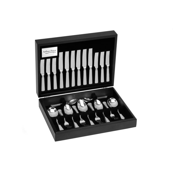 BUGATTI Glamour 6-tlg Dessertgabeln Set - 18/10 Edelstahl Mit Gelben Griffen In Geschenkbox