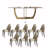 Trestle Base Dining Set-98601535-122739155