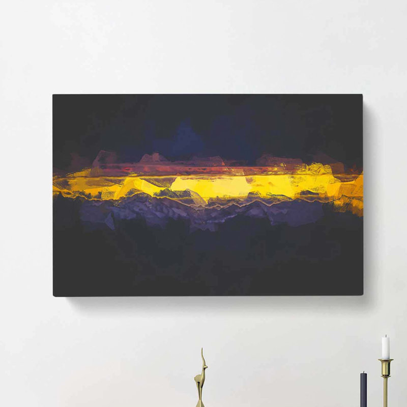 Between The Earth & Sky In Abstract - Wrapped Canvas Print, 40cm H x 60cm W x 3cm D