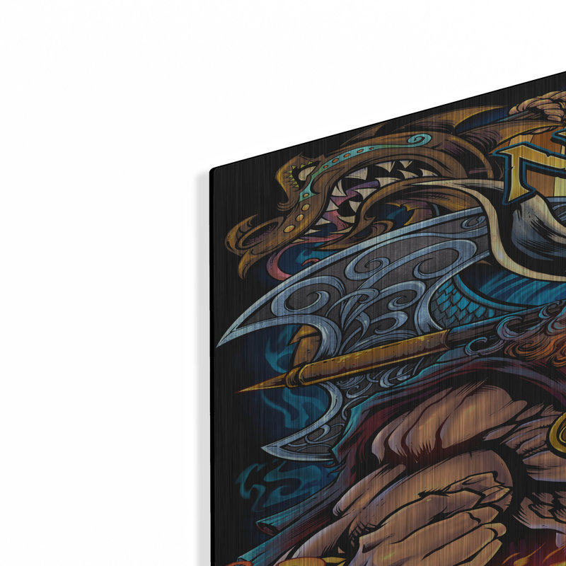 «Viking Sports Mascot» par Flyland Designs, H 36 po x l 24 po
