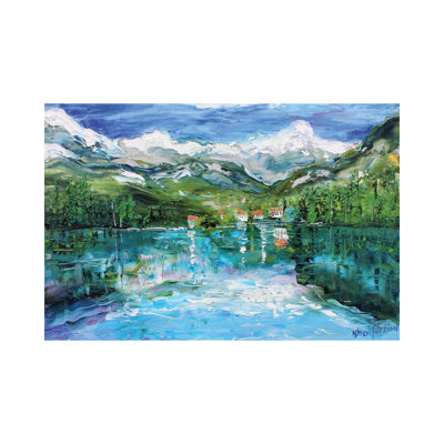 Italy Village by Karen Tarlton - Wrapped Canvas Painting