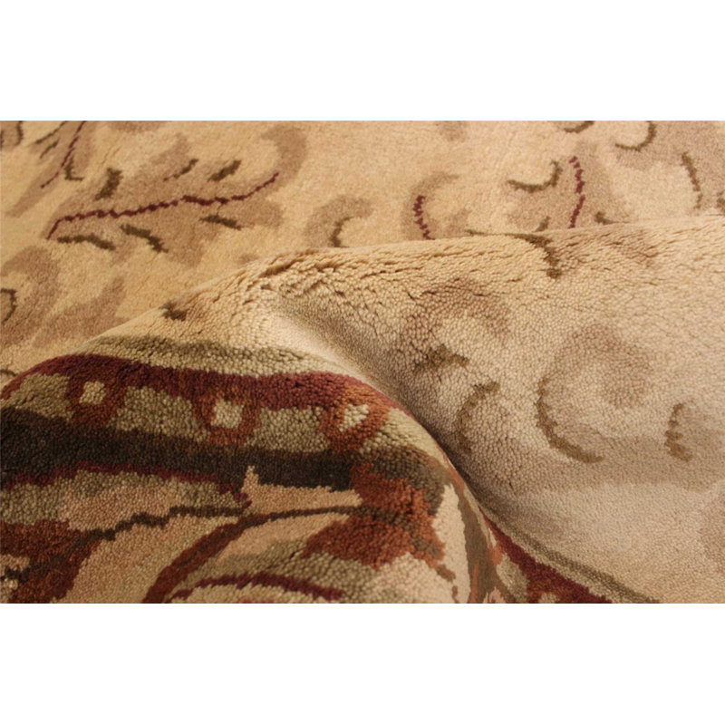 Tapis de la surface en laine ushak 4 pi x 5 pi 11 po main one-of-kind-noué la 2010 Schum