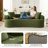 Boneless 86.2" Extended Plush Fabric Sofa-1192988934