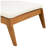 Christopher Knight Home 23" W x 79" D x 30.25" H Acacia Wood Wheeled Reclining Chaise Lounge
