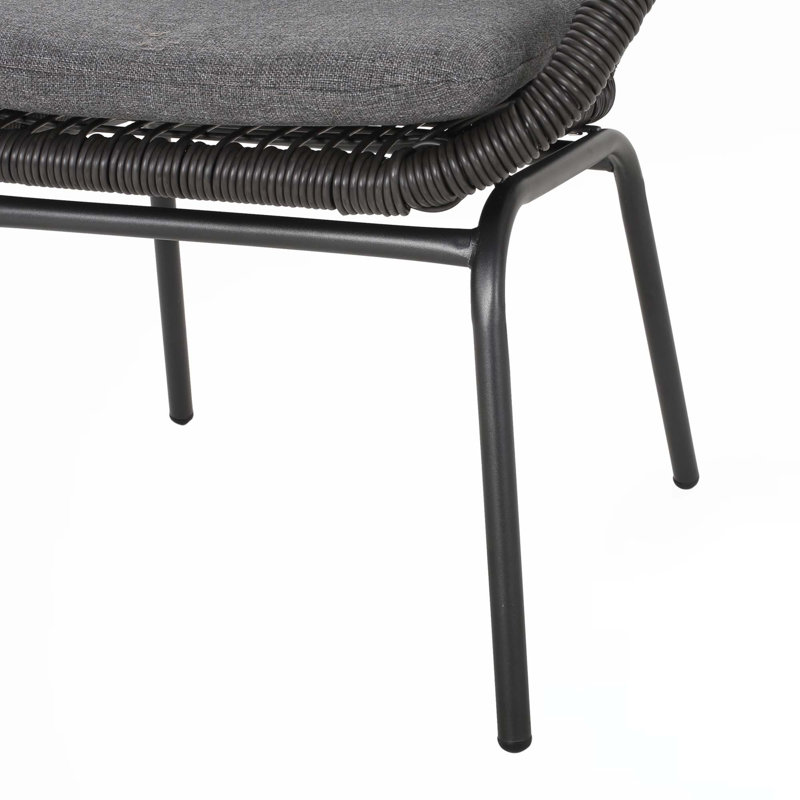 Fauteuil club de patio avec coussin