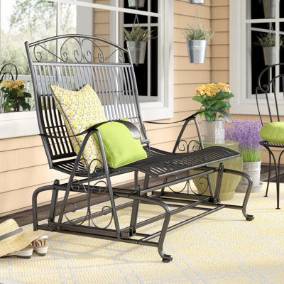 Nocona Patio Glider Bench by Fleur De Lis Living