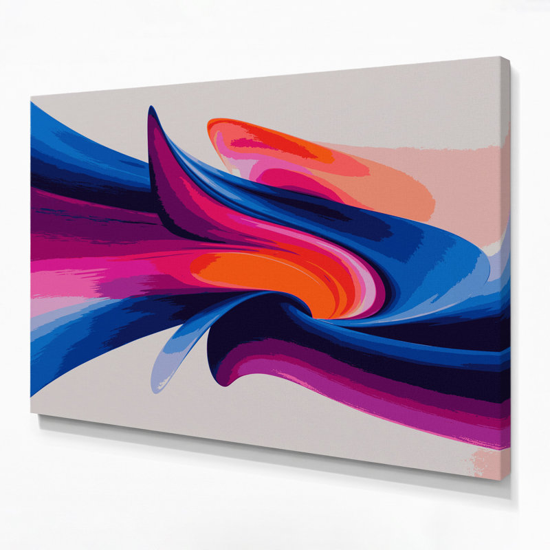 "Gradient Abstract", art mural sur toile beige 28