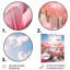 Tulipe rose, neige, paysage ensoleillé II - Tulipes, art mural-104687955-104687958