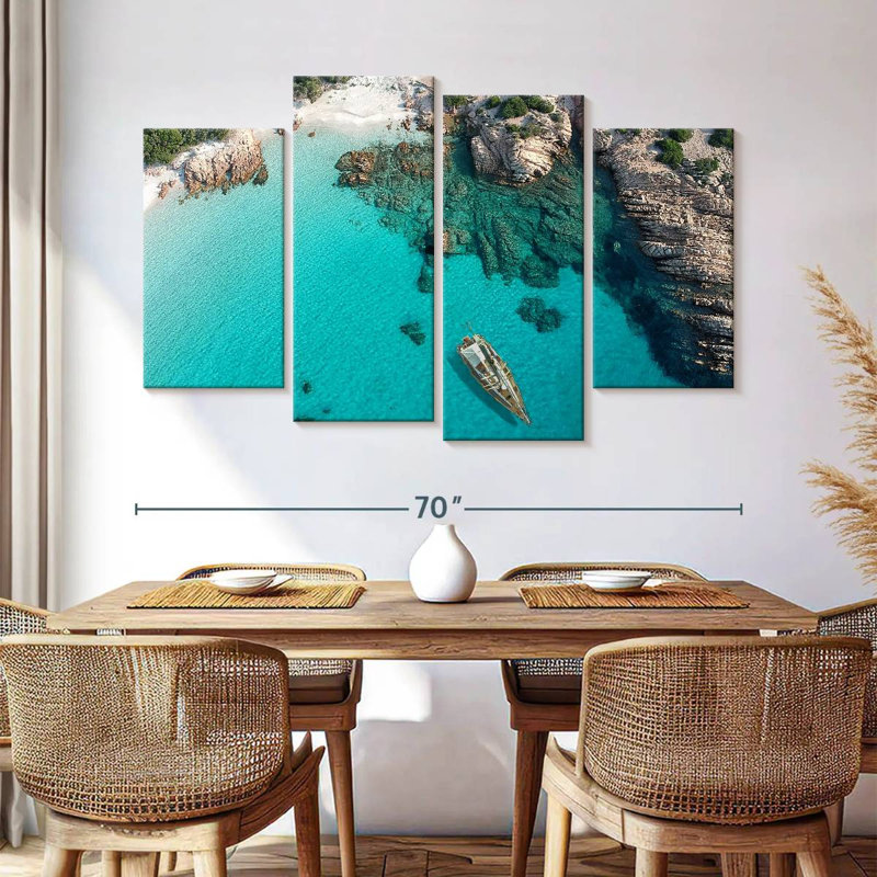 Mer Gillard en Sardaigne, H 42 po x l 68 po