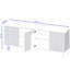 Atisha 182cm Sideboard
