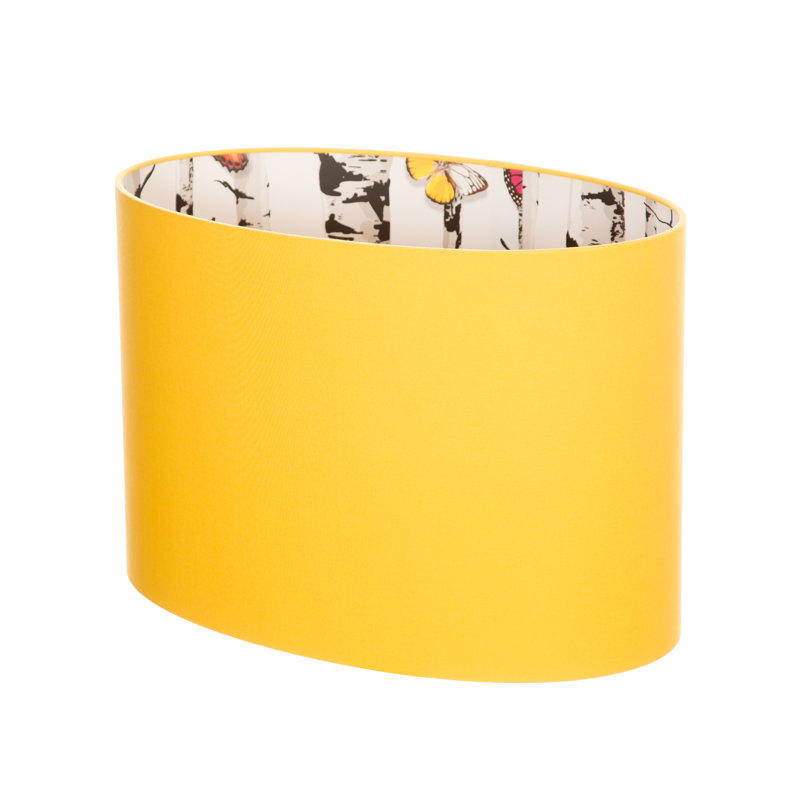 Oval Cotton Lamp Shade ( Screw On ), 32cm H x 45cm W x 28cm D