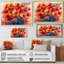 Danse d'automne des coquelicots I - décoration murale coquelicots-1196085736-1196085525-1196085527