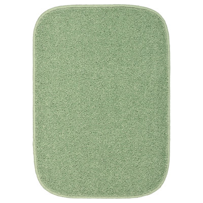 Monarrez Nylon Bath Rug with Non-Slip Backing