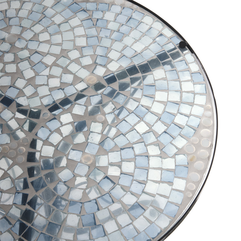Abdoul Round Metal Outdoor Bistro Table , 18'' in. W 18'' in. D