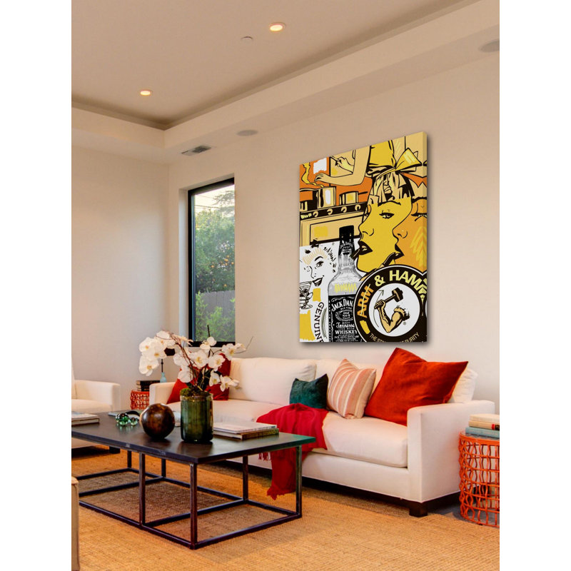 « genuine », reproduction sur toile tendue, H 24 po x l 16 po